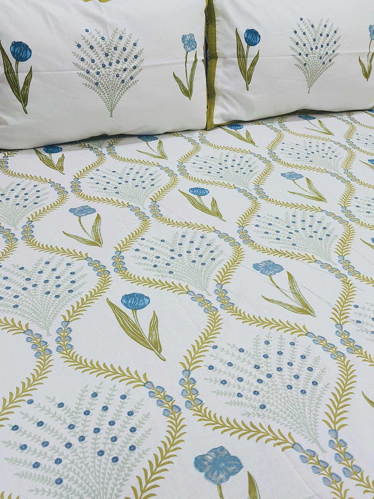 Handblock Printed Premium Bedsheets
