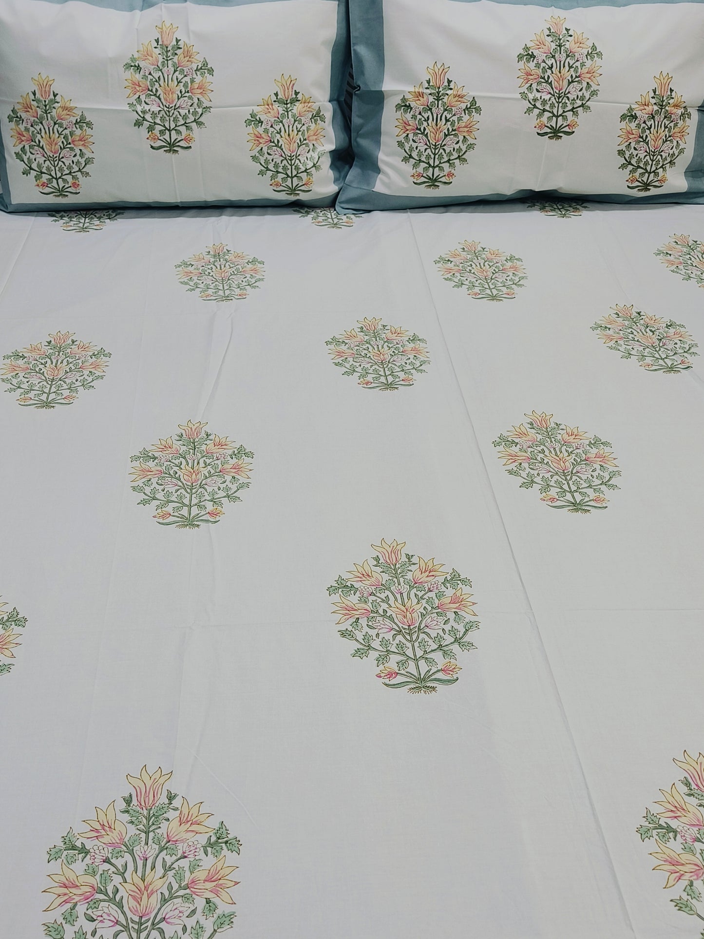 FRESH ARRIVAL Handblock Printed Premium Bedsheets (Dispatch Time 24 Hours)
