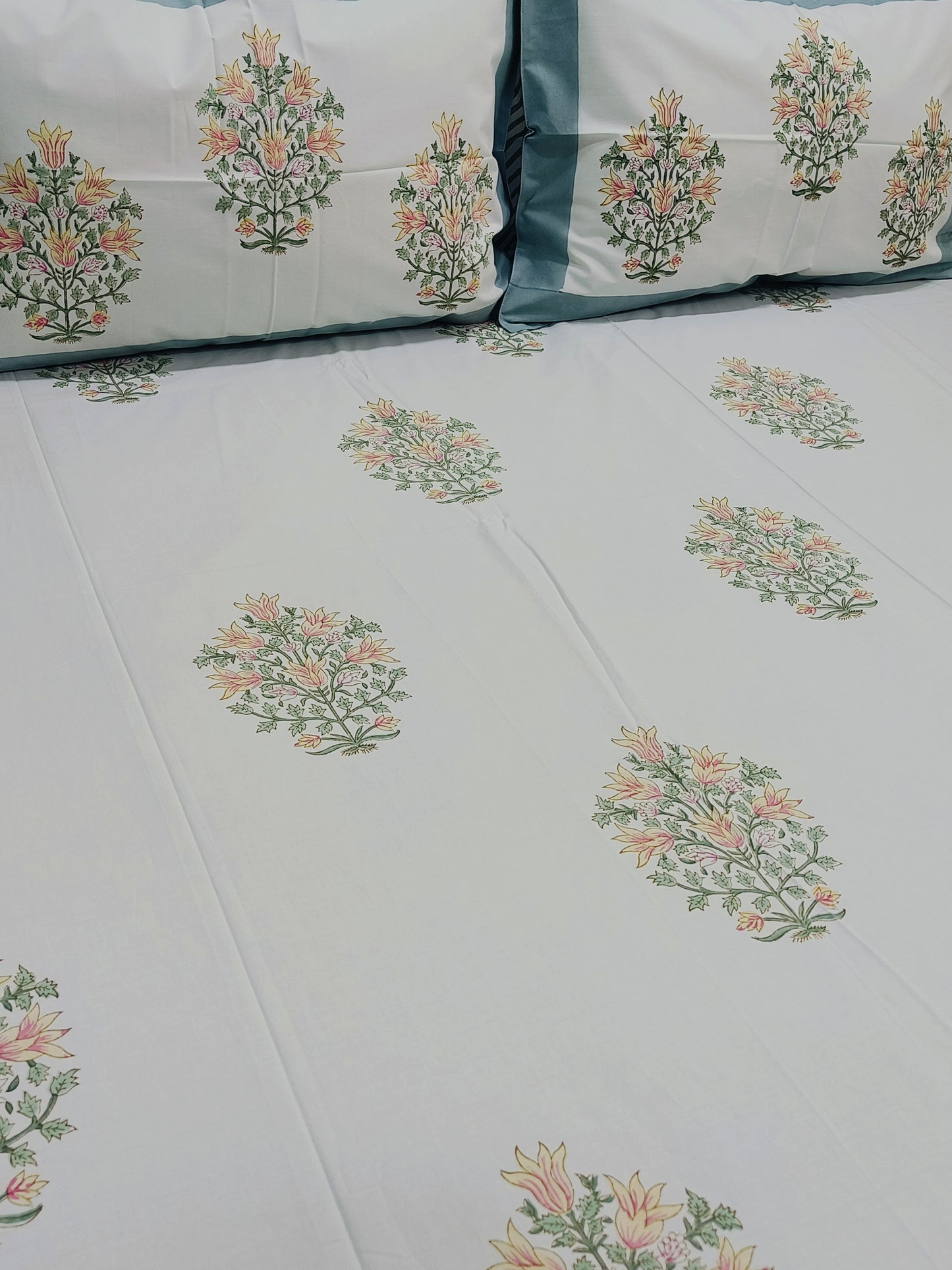 FRESH ARRIVAL Handblock Printed Premium Bedsheets (Dispatch Time 24 Hours)