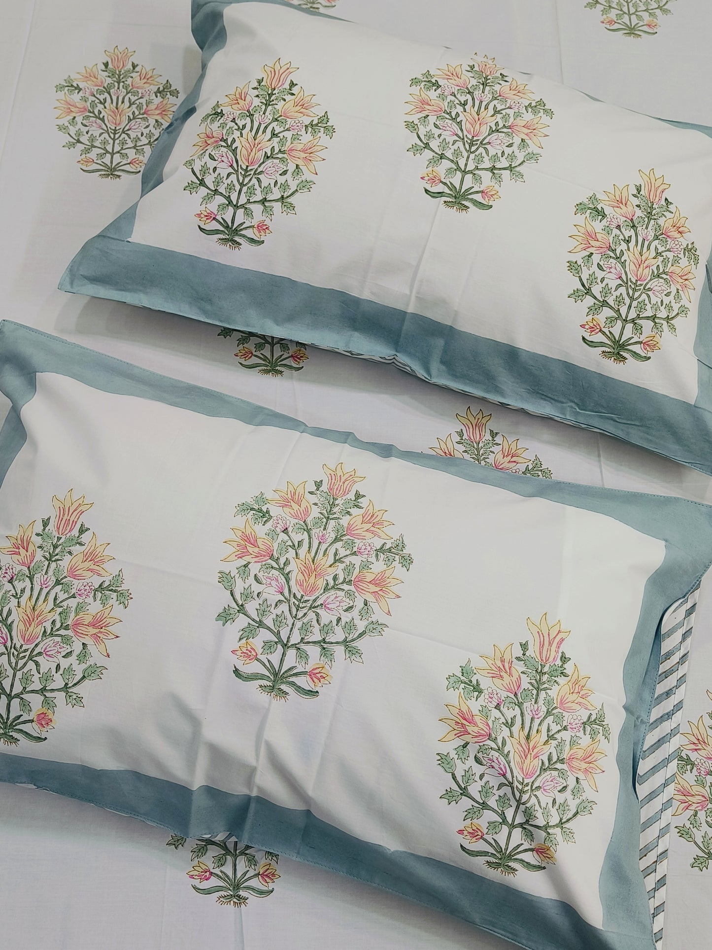 FRESH ARRIVAL Handblock Printed Premium Bedsheets (Dispatch Time 24 Hours)