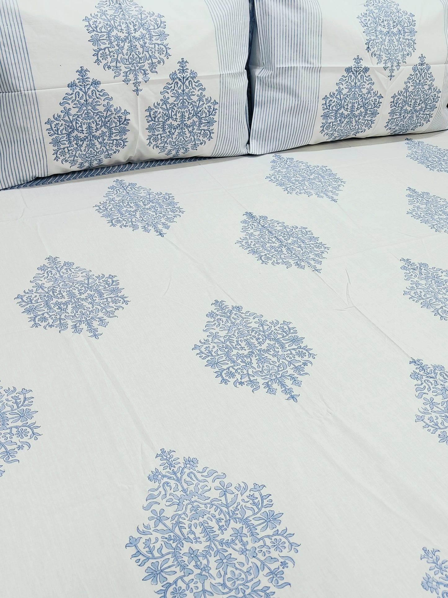 Handblock Printed Premium Bedsheets (Dispatch Time 24 Hours)