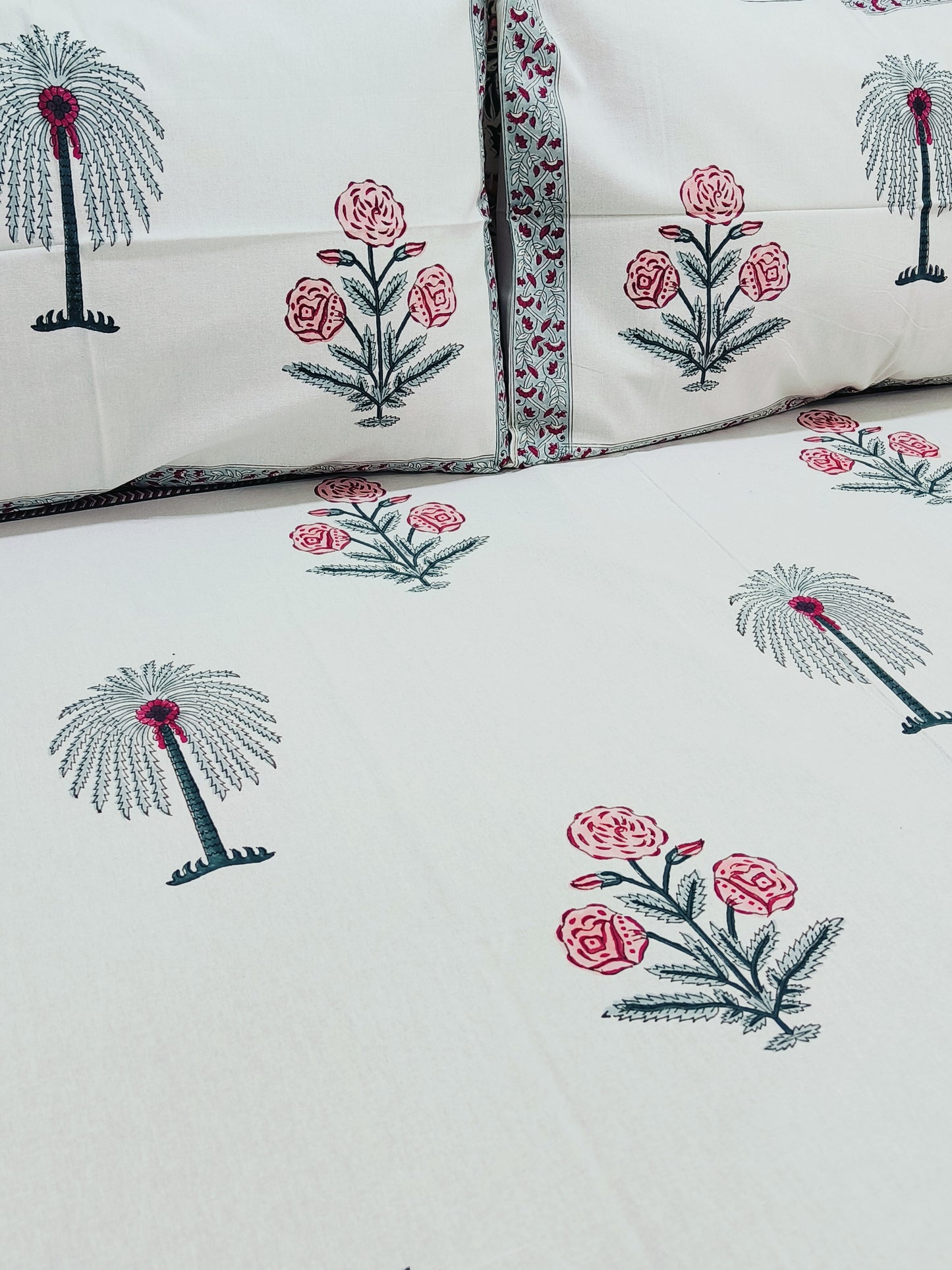 FRESH ARRIVAL Handblock Printed Premium Bedsheets (Dispatch Time 24 Hours)