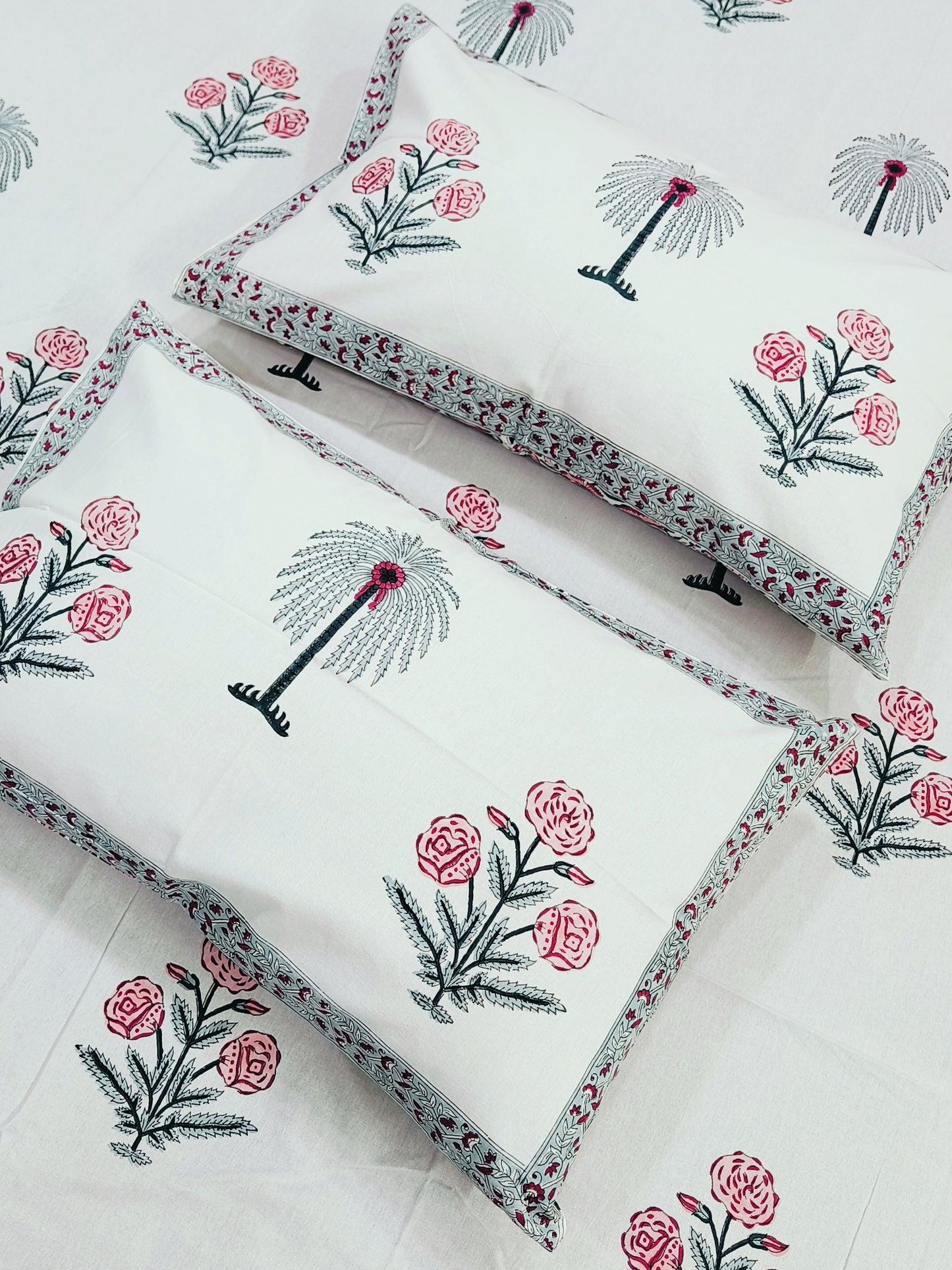 FRESH ARRIVAL Handblock Printed Premium Bedsheets (Dispatch Time 24 Hours)