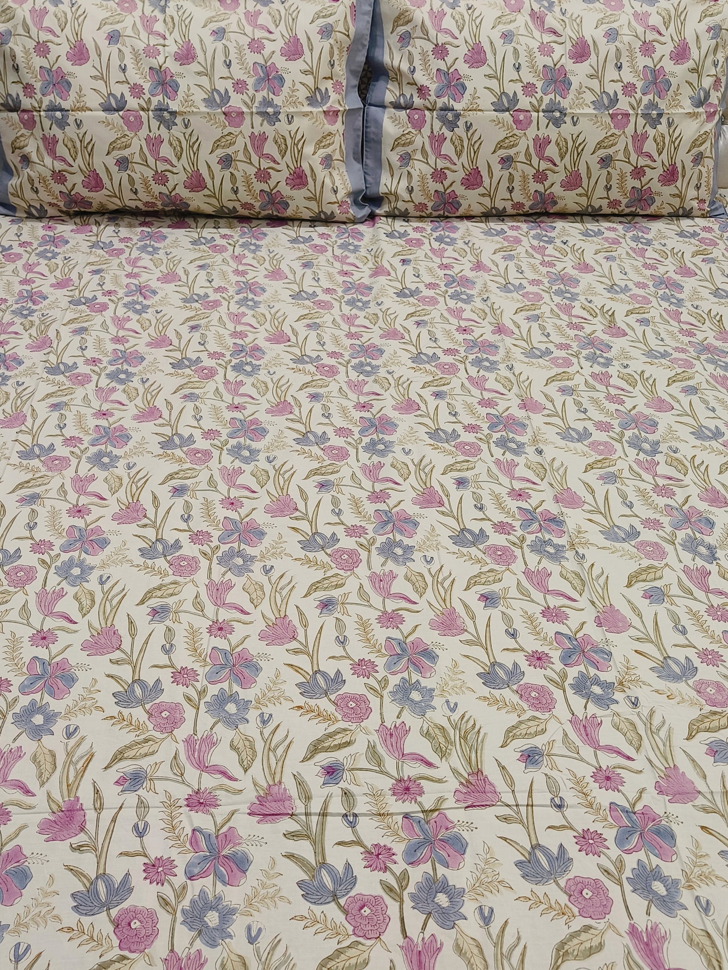 FRESH ARRIVAL Handblock Printed Premium Bedsheets (Dispatch Time 24 Hours)