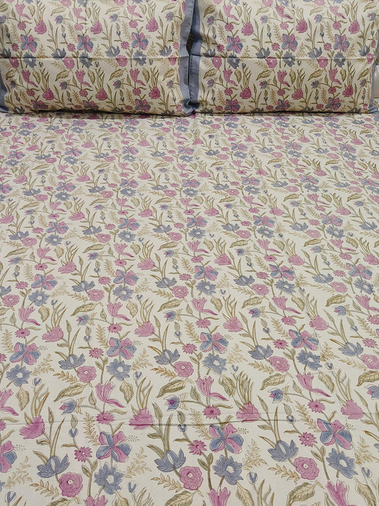 FRESH ARRIVAL Handblock Printed Premium Bedsheets (Dispatch Time 24 Hours)