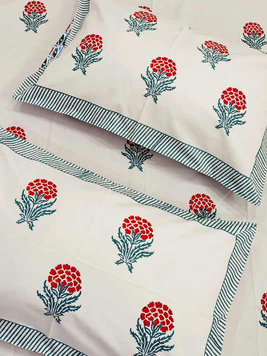 Handblock Printed Premium Bedsheets