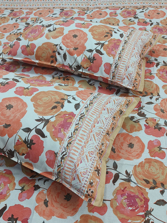 FRESH ARRIVALS Gulbahaar King Size Bedsheets(Dispatch Time 24 Hours)