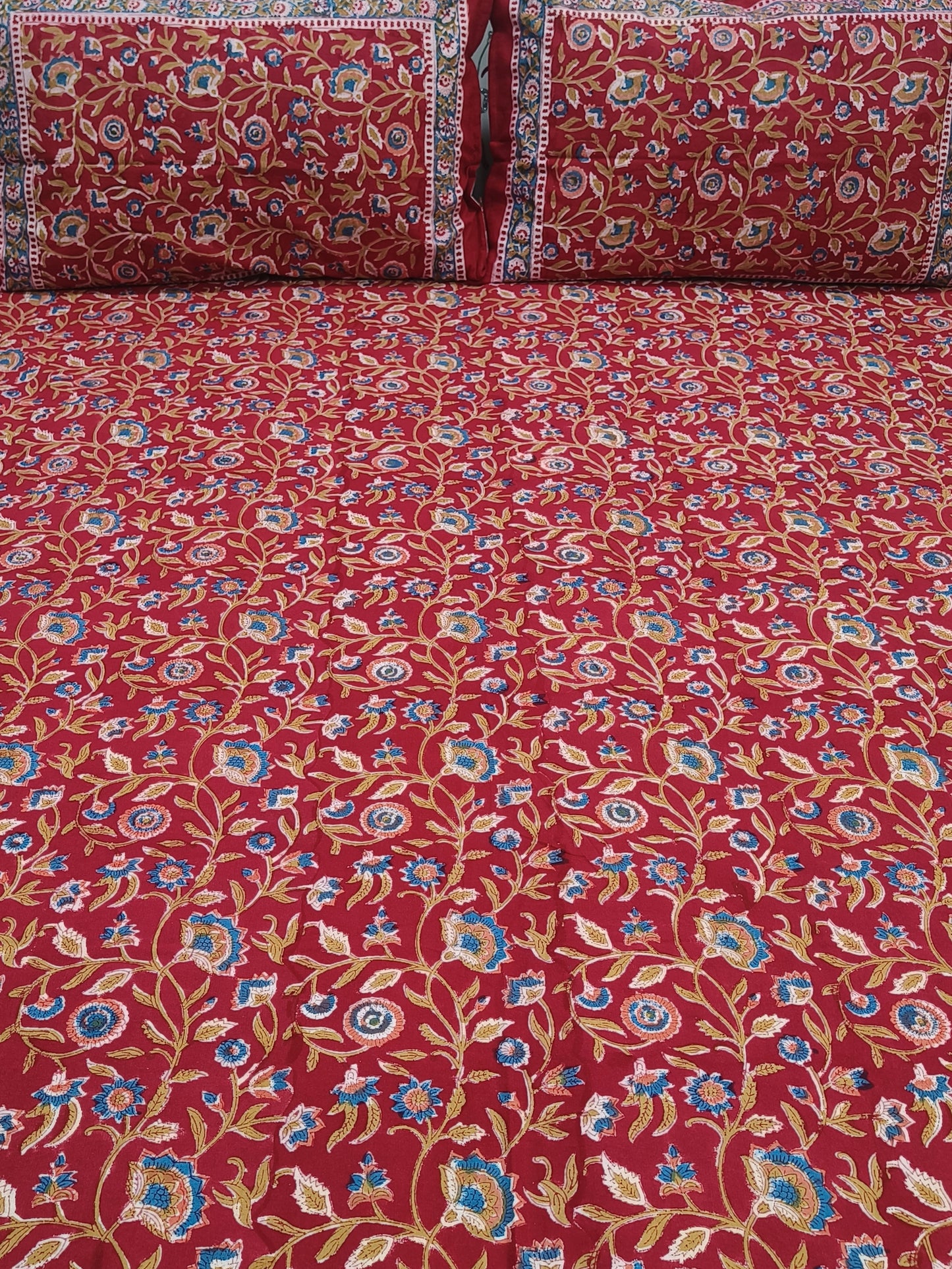 Handblock Printed Premium Bedsheets