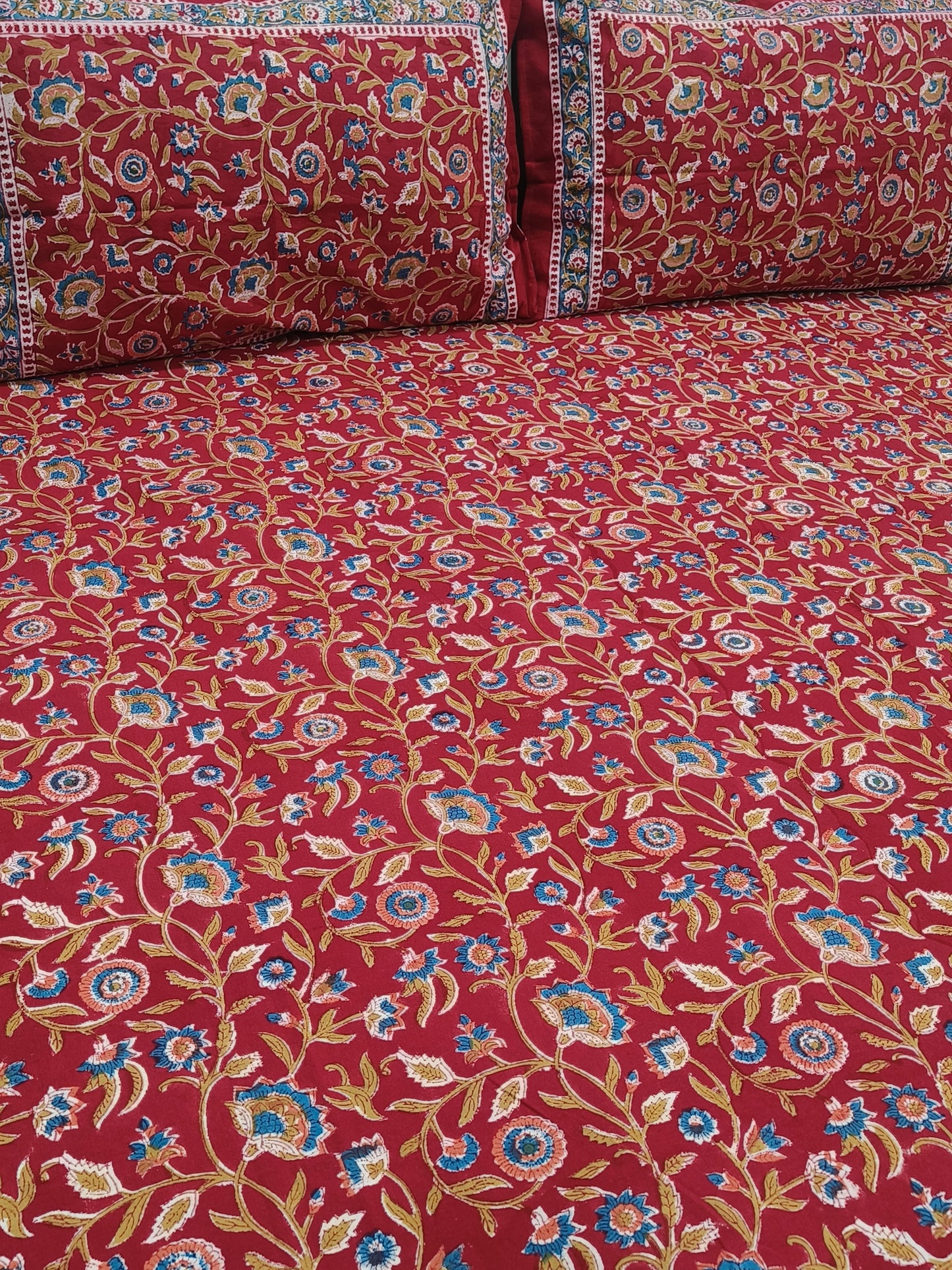 Handblock Printed Premium Bedsheets