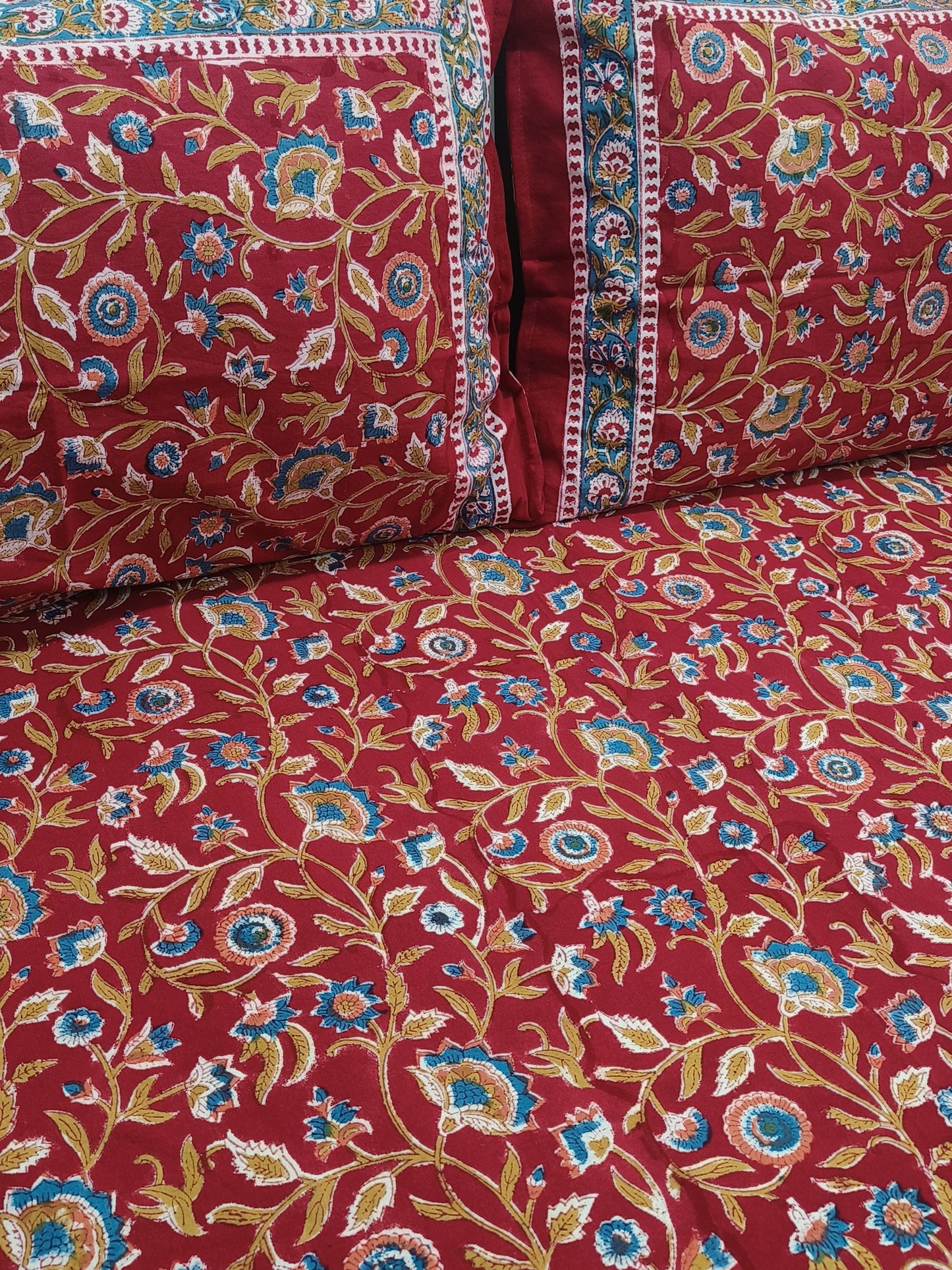 Handblock Printed Premium Bedsheets