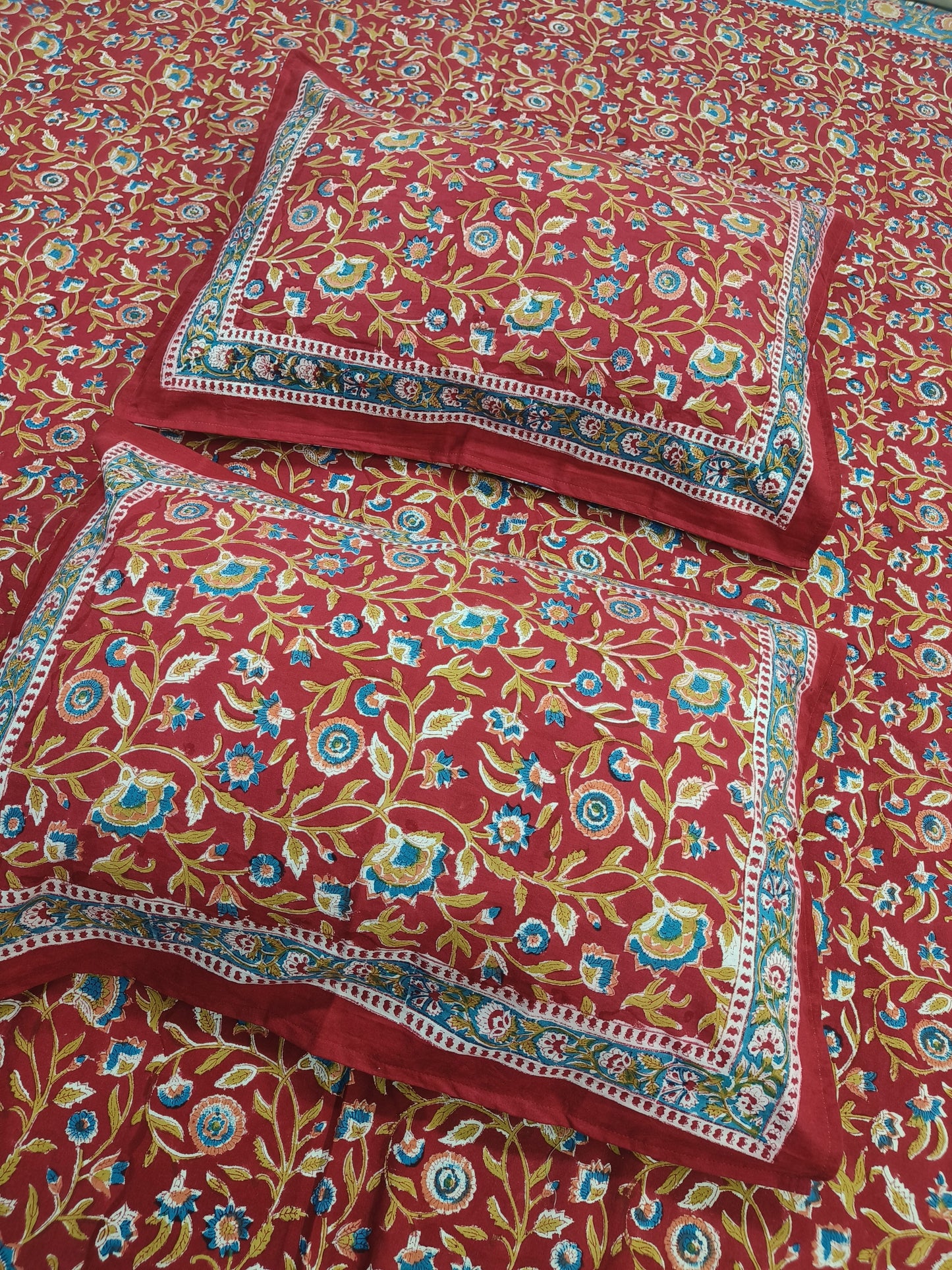 Handblock Printed Premium Bedsheets