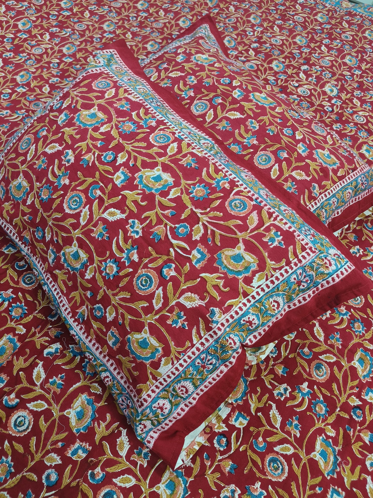 Handblock Printed Premium Bedsheets