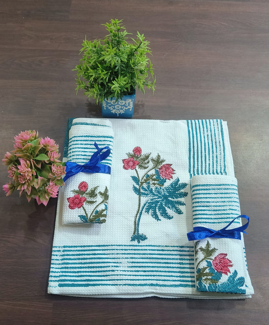 Handblock Printed Towels