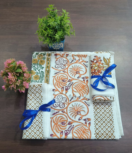 Handblock Printed Towels