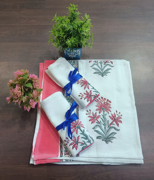 Handblock Printed Towels