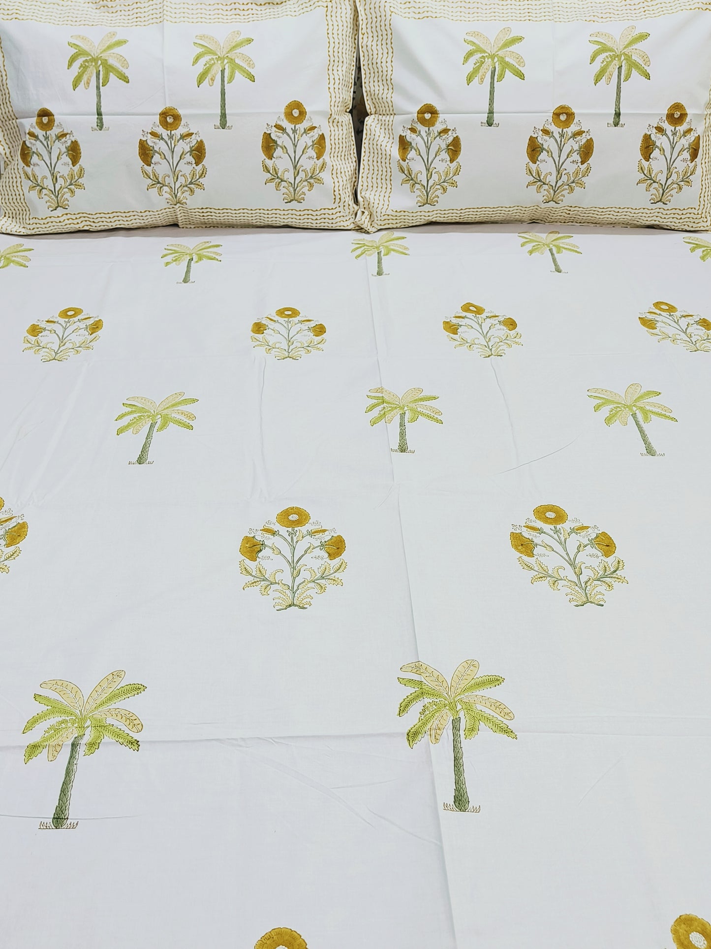 FRESH ARRIVAL Handblock Printed Premium Bedsheets (Dispatch Time 24 Hours)