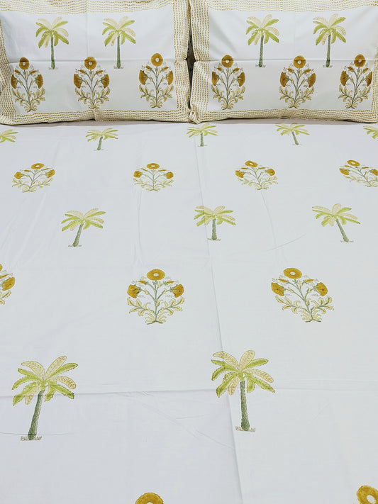 FRESH ARRIVAL Handblock Printed Premium Bedsheets (Dispatch Time 24 Hours)