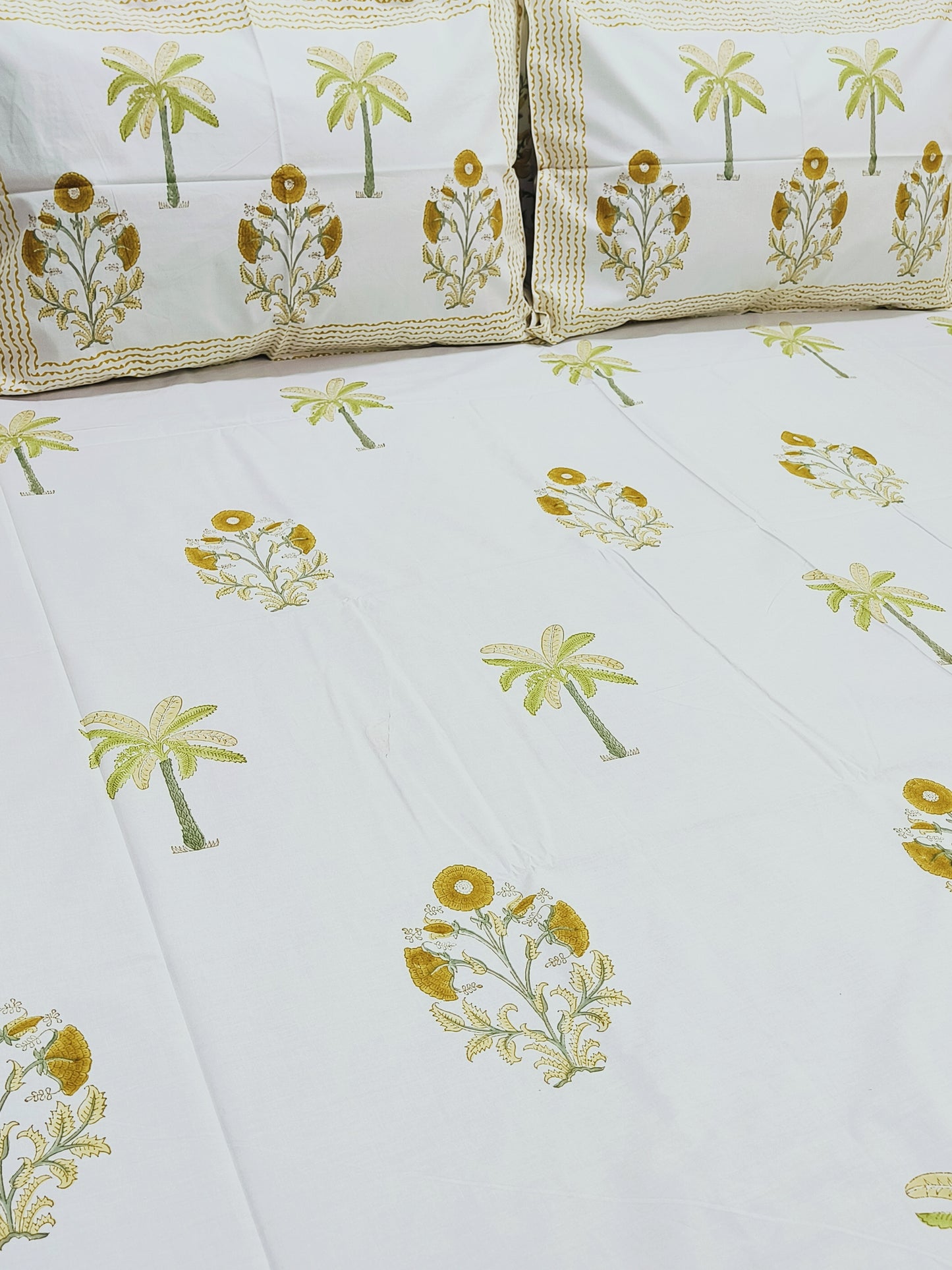 FRESH ARRIVAL Handblock Printed Premium Bedsheets (Dispatch Time 24 Hours)