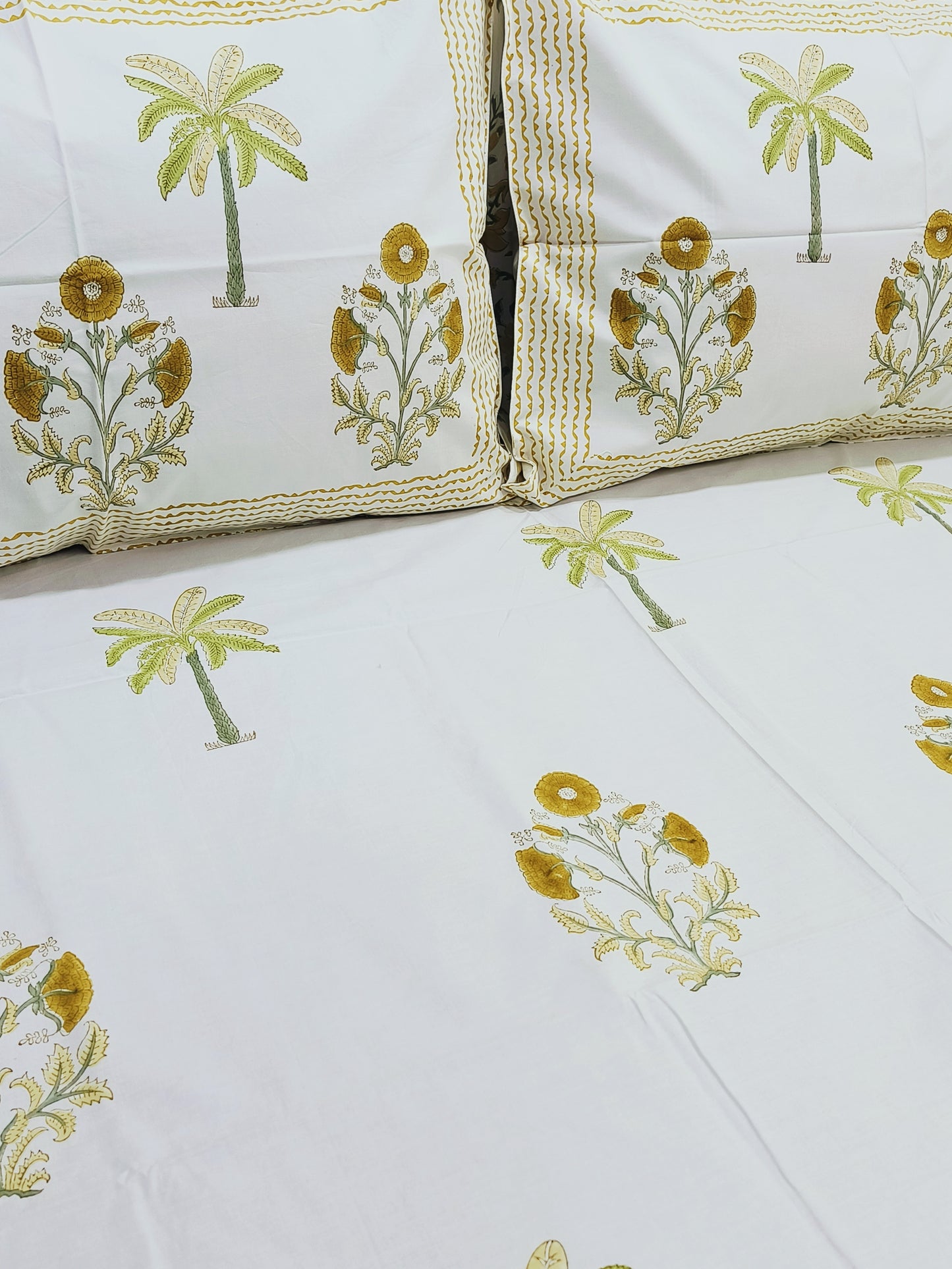 FRESH ARRIVAL Handblock Printed Premium Bedsheets (Dispatch Time 24 Hours)