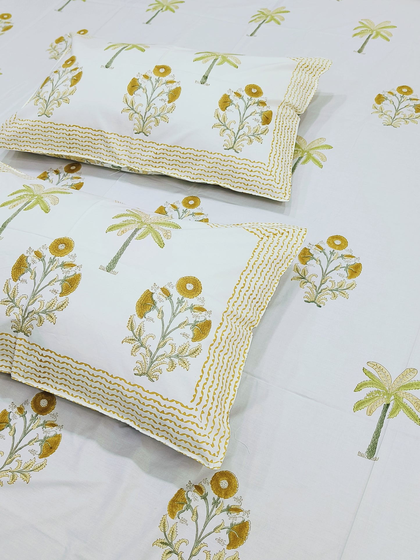 FRESH ARRIVAL Handblock Printed Premium Bedsheets (Dispatch Time 24 Hours)