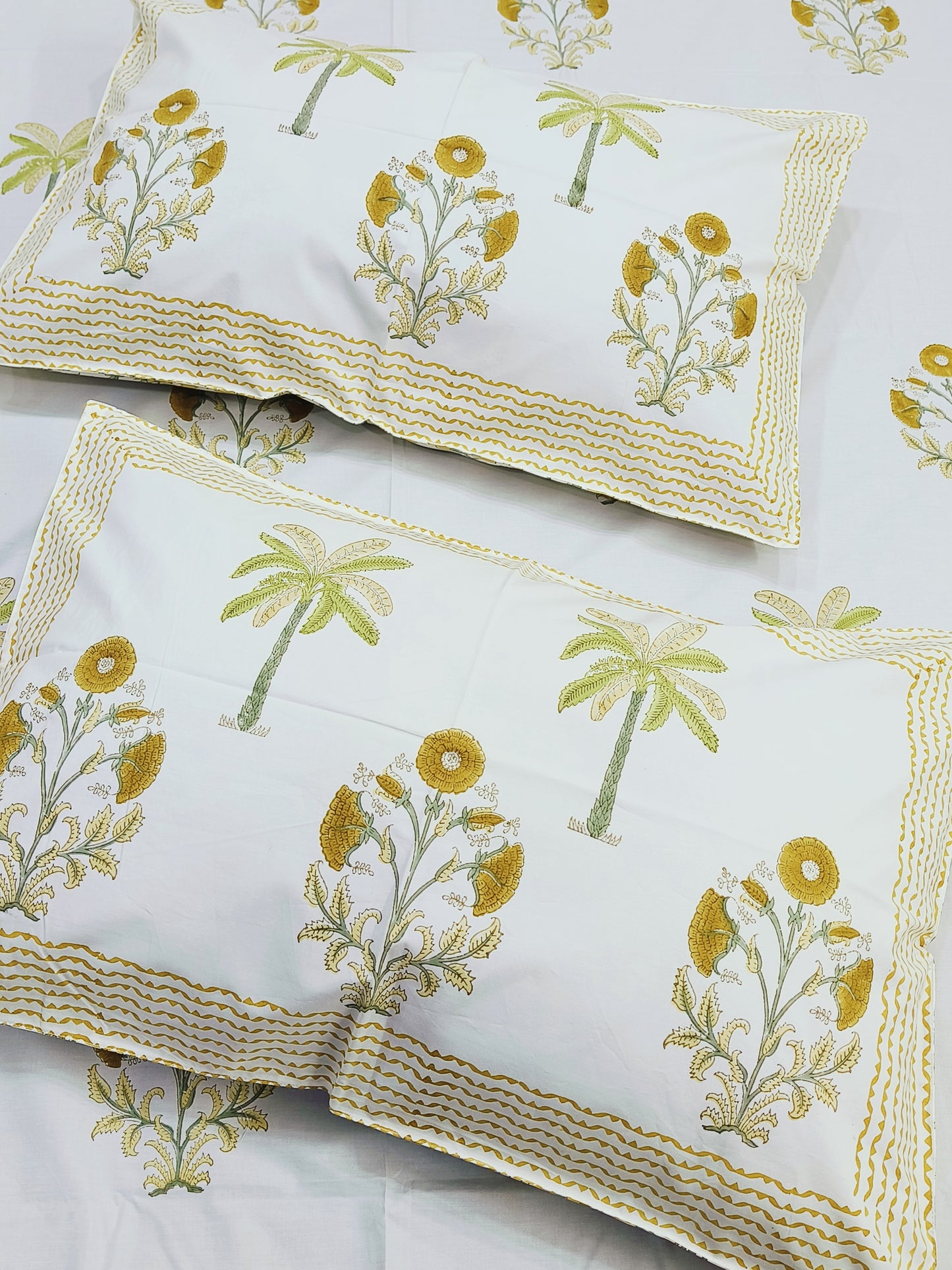 FRESH ARRIVAL Handblock Printed Premium Bedsheets (Dispatch Time 24 Hours)