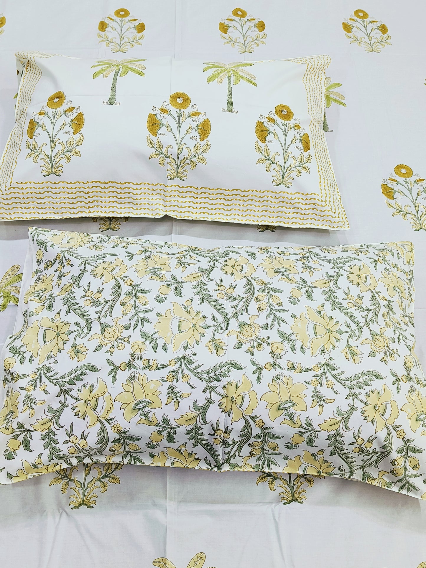 FRESH ARRIVAL Handblock Printed Premium Bedsheets (Dispatch Time 24 Hours)