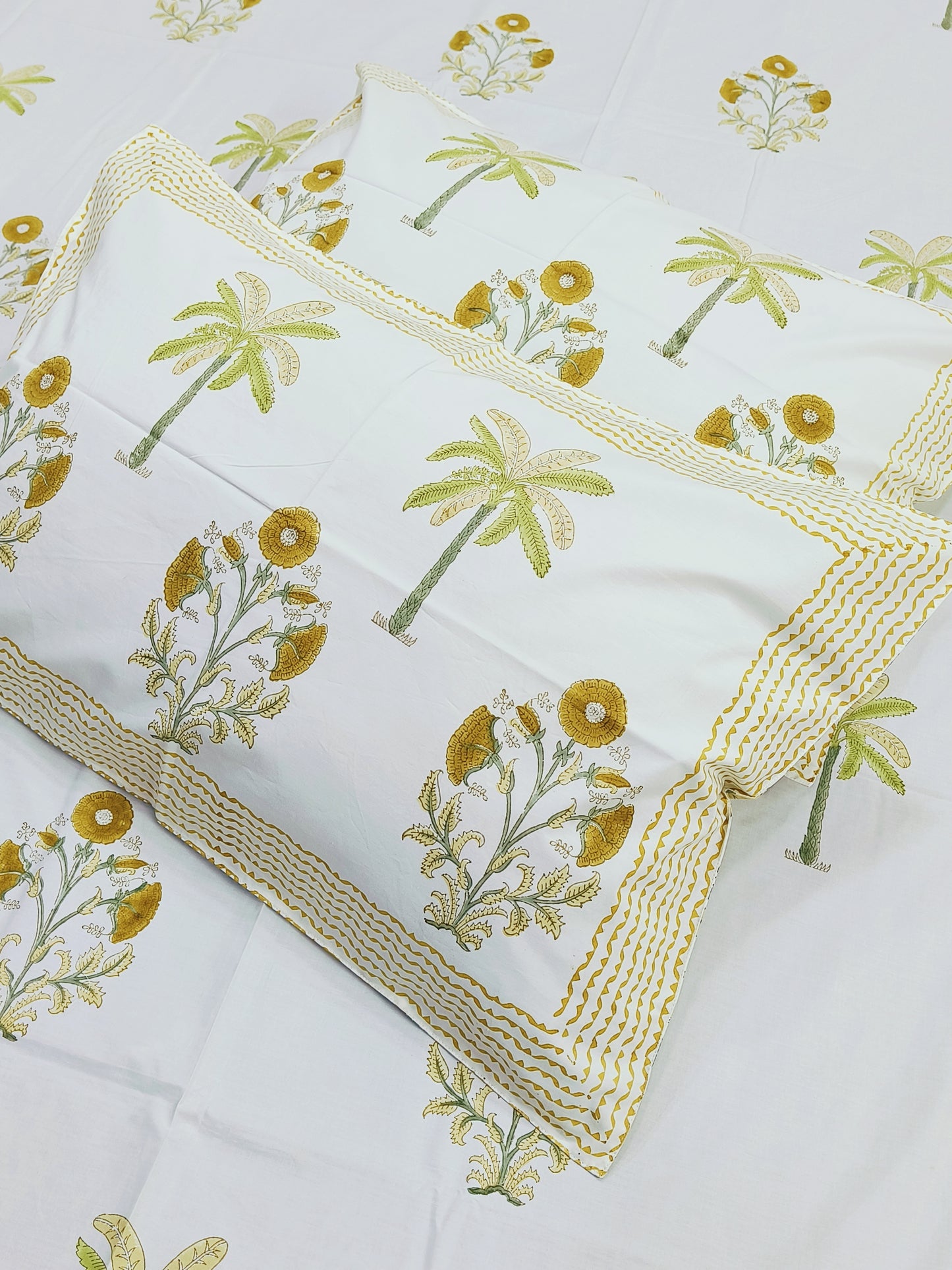 FRESH ARRIVAL Handblock Printed Premium Bedsheets (Dispatch Time 24 Hours)