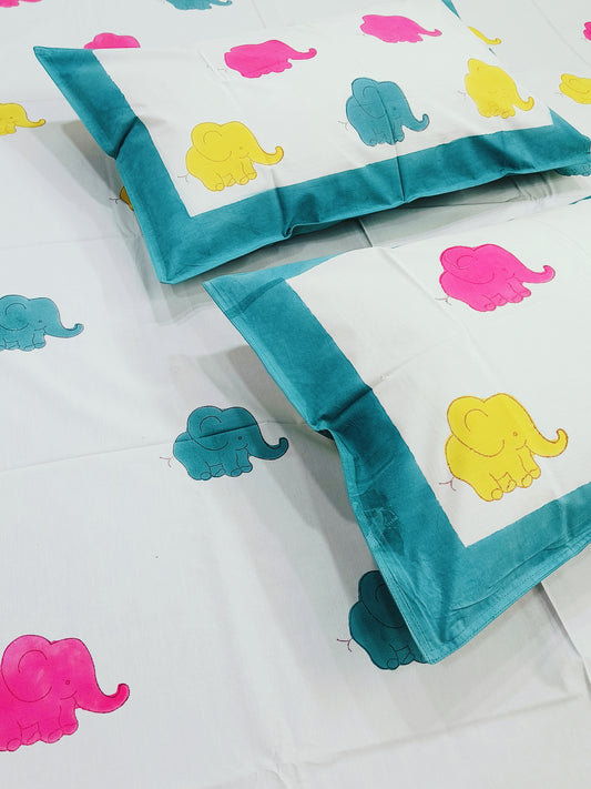 FRESH ARRIVAL Handblock Printed Premium Bedsheets (Dispatch Time 24 Hours)