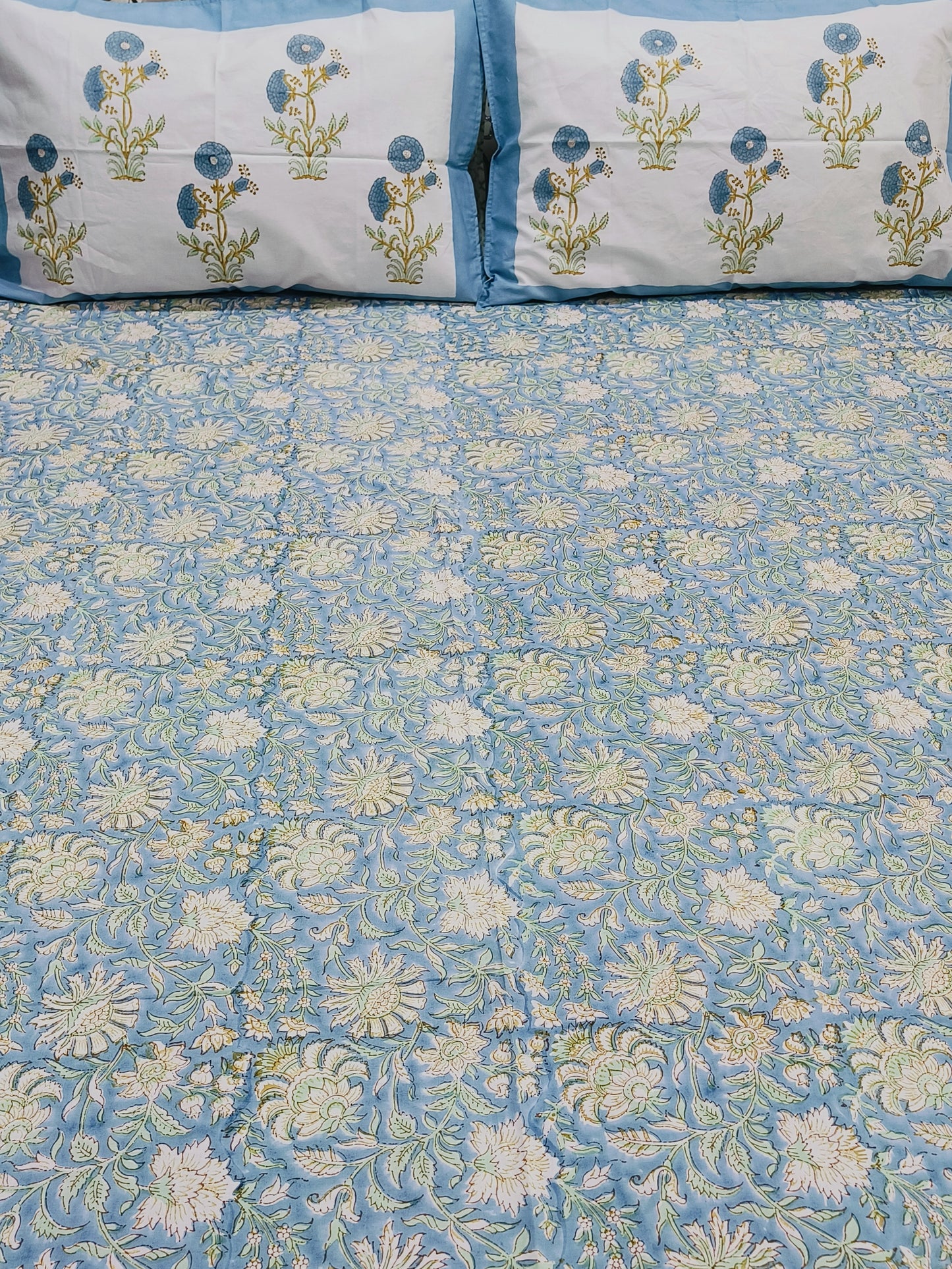 FRESH ARRIVAL Handblock Printed Premium Bedsheets(Dispatch Time 24 Hours)
