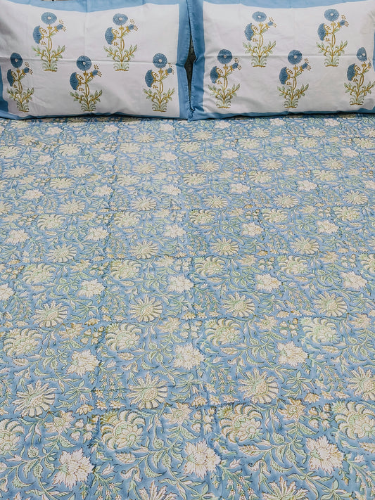 FRESH ARRIVAL Handblock Printed Premium Bedsheets(Dispatch Time 24 Hours)