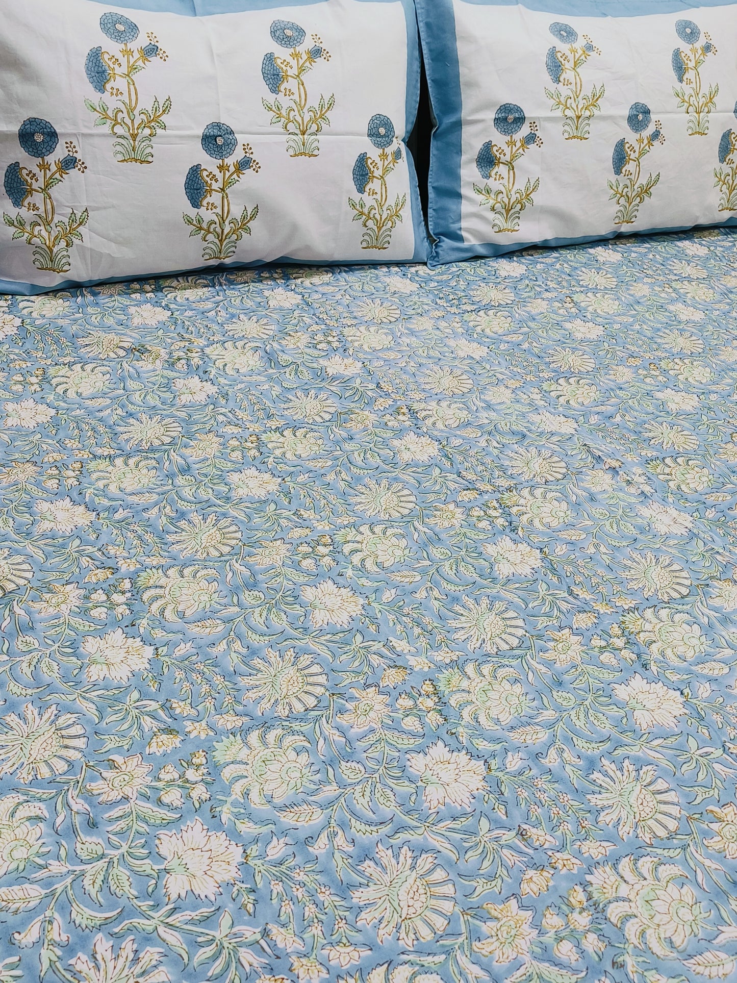 FRESH ARRIVAL Handblock Printed Premium Bedsheets(Dispatch Time 24 Hours)