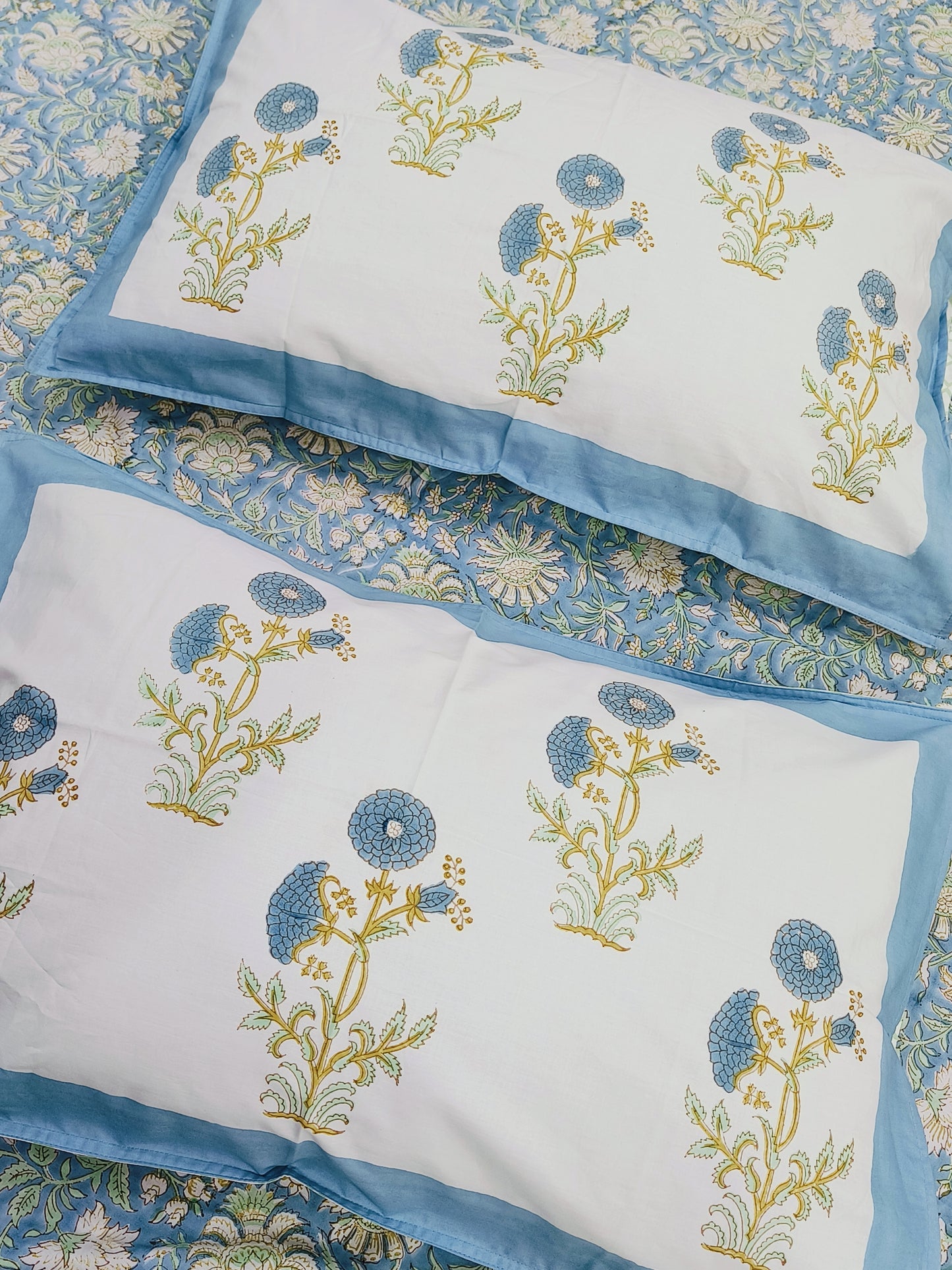 FRESH ARRIVAL Handblock Printed Premium Bedsheets(Dispatch Time 24 Hours)