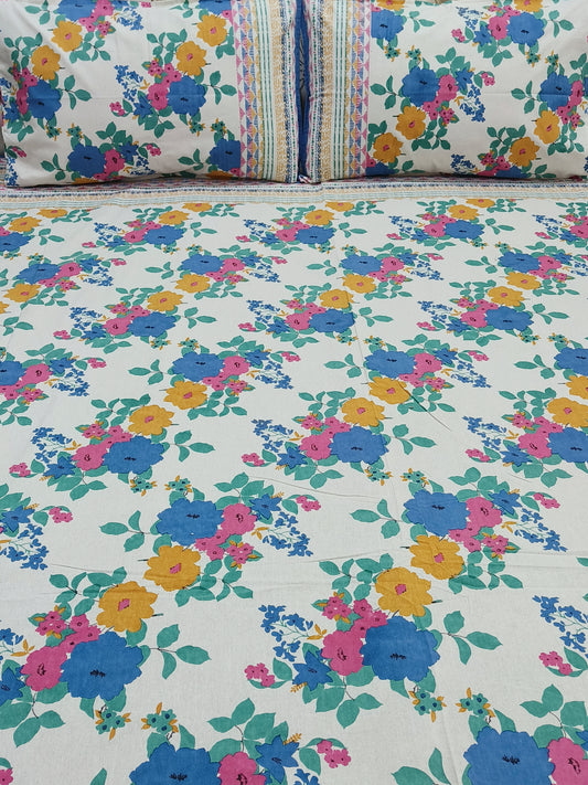 FRESH ARRIVAL! Floral Sadabahaar Bedsheets(Dispatch Time 24 Hours)