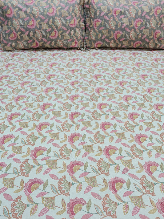 FRESH ARRIVAL! Floral Sadabahaar Bedsheets(Dispatch Time 24 Hours)
