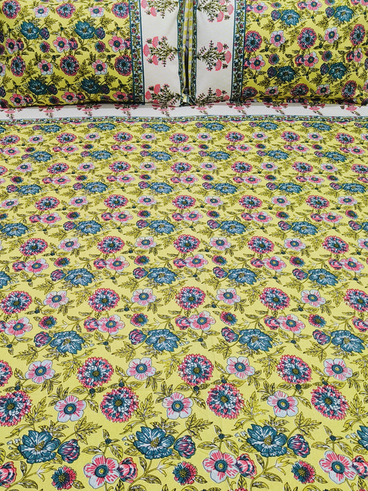 FRESH ARRIVAL! Floral Sadabahaar Bedsheets(Dispatch Time 24 Hours)