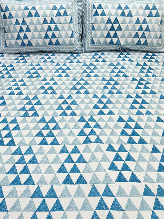 FRESH ARRIVAL Handblock Printed Premium Bedsheets(Dispatch Time 24 Hours)