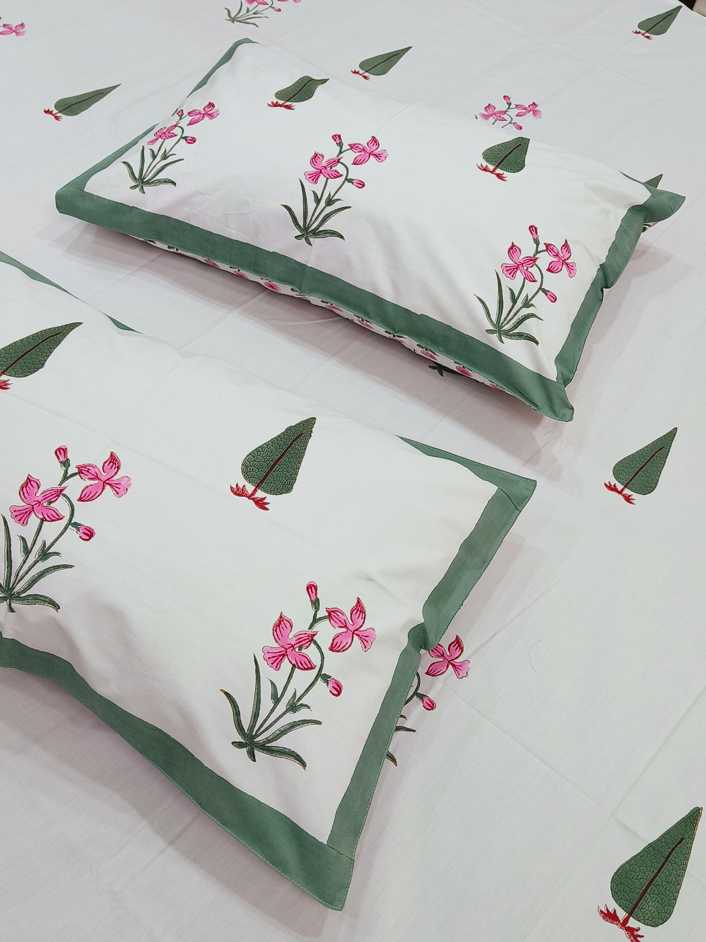 FRESH ARRIVAL Handblock Printed Premium Bedsheets(Dispatch Time 24 Hours)