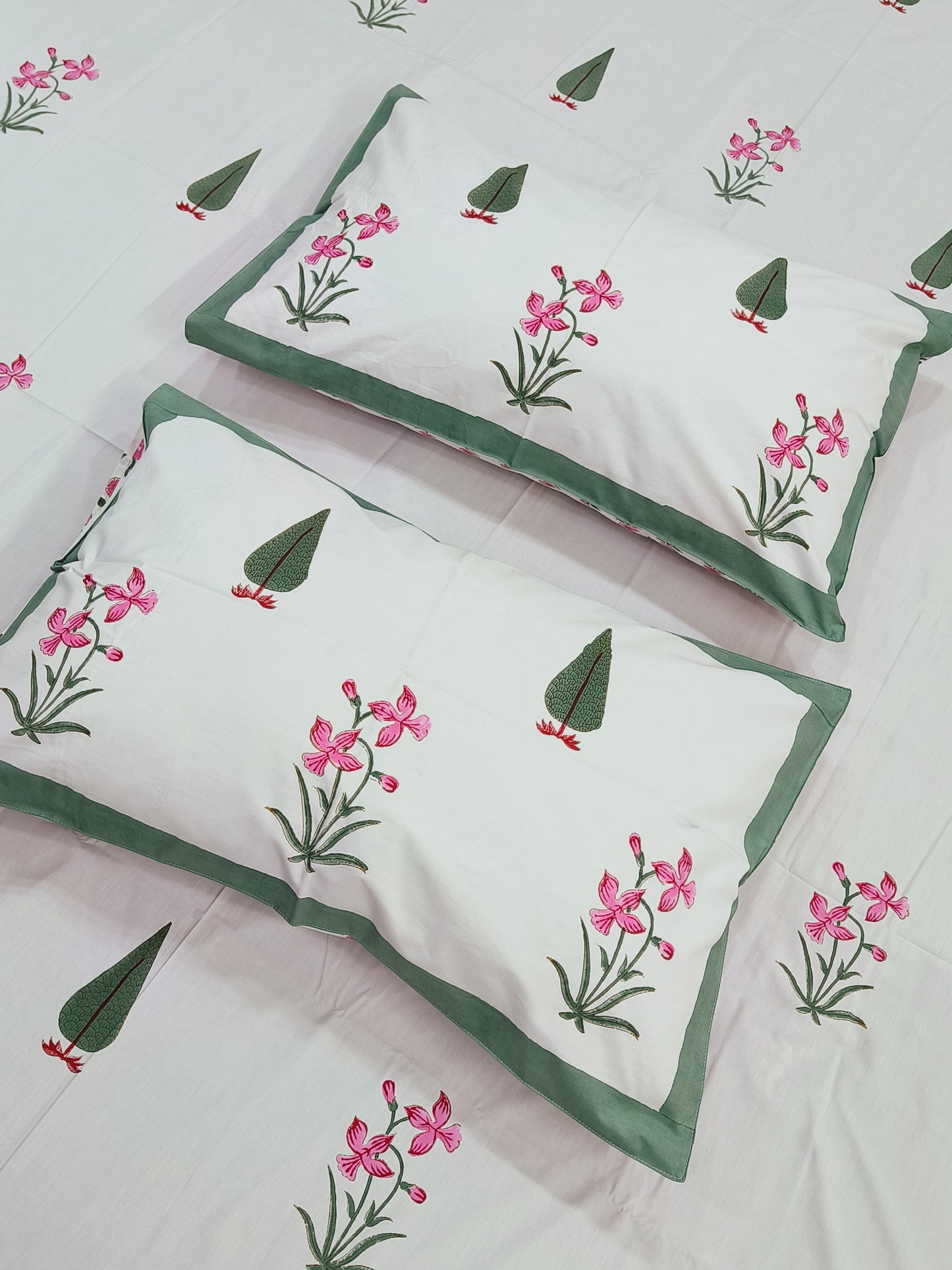 FRESH ARRIVAL Handblock Printed Premium Bedsheets(Dispatch Time 24 Hours)