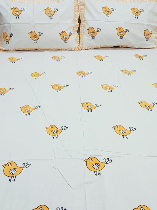 Handblock Printed Premium Bedsheets (Dispatch Time 24 Hours)