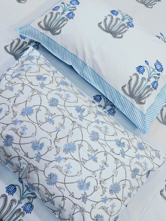 FRESH ARRIVAL Handblock Printed Premium Bedsheets(Dispatch Time 24 Hours)