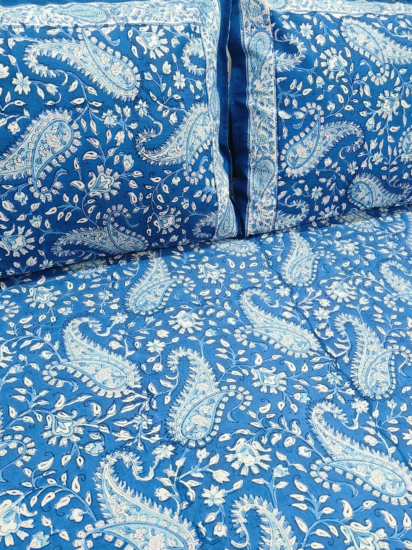 Handblock Printed Premium Bedsheets (Dispatch Time 24 Hours)