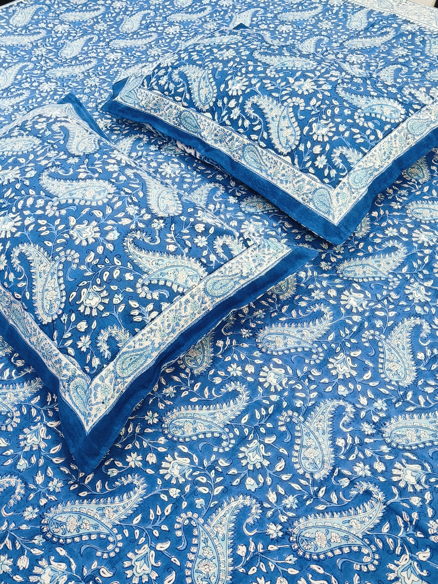 Handblock Printed Premium Bedsheets (Dispatch Time 24 Hours)