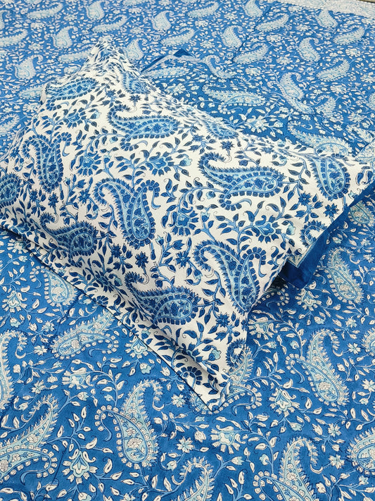 Handblock Printed Premium Bedsheets (Dispatch Time 24 Hours)