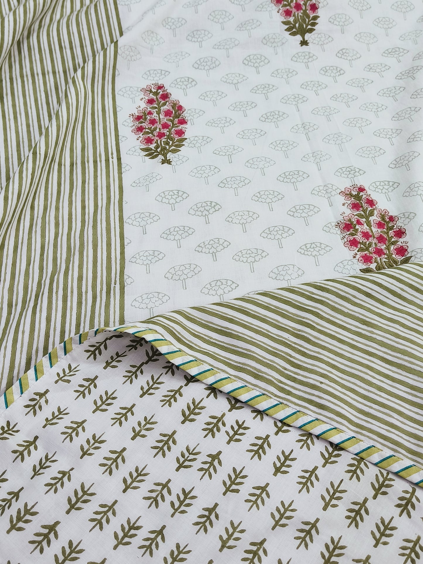 FRESH ARRIVAL Handblock Printed Premium Double Bed Dohars