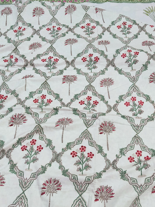 FRESH ARRIVAL Handblock Printed Premium Double Bed Dohars