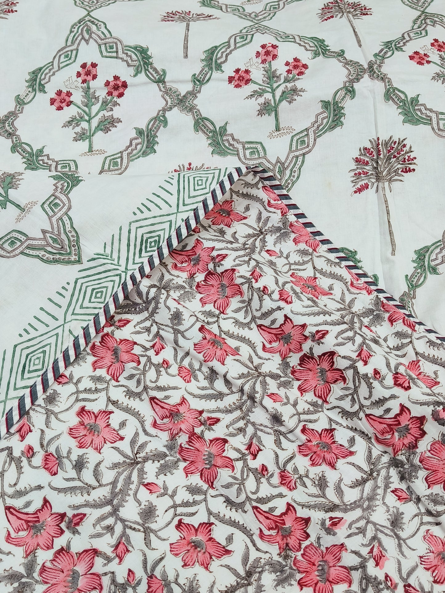 FRESH ARRIVAL Handblock Printed Premium Double Bed Dohars