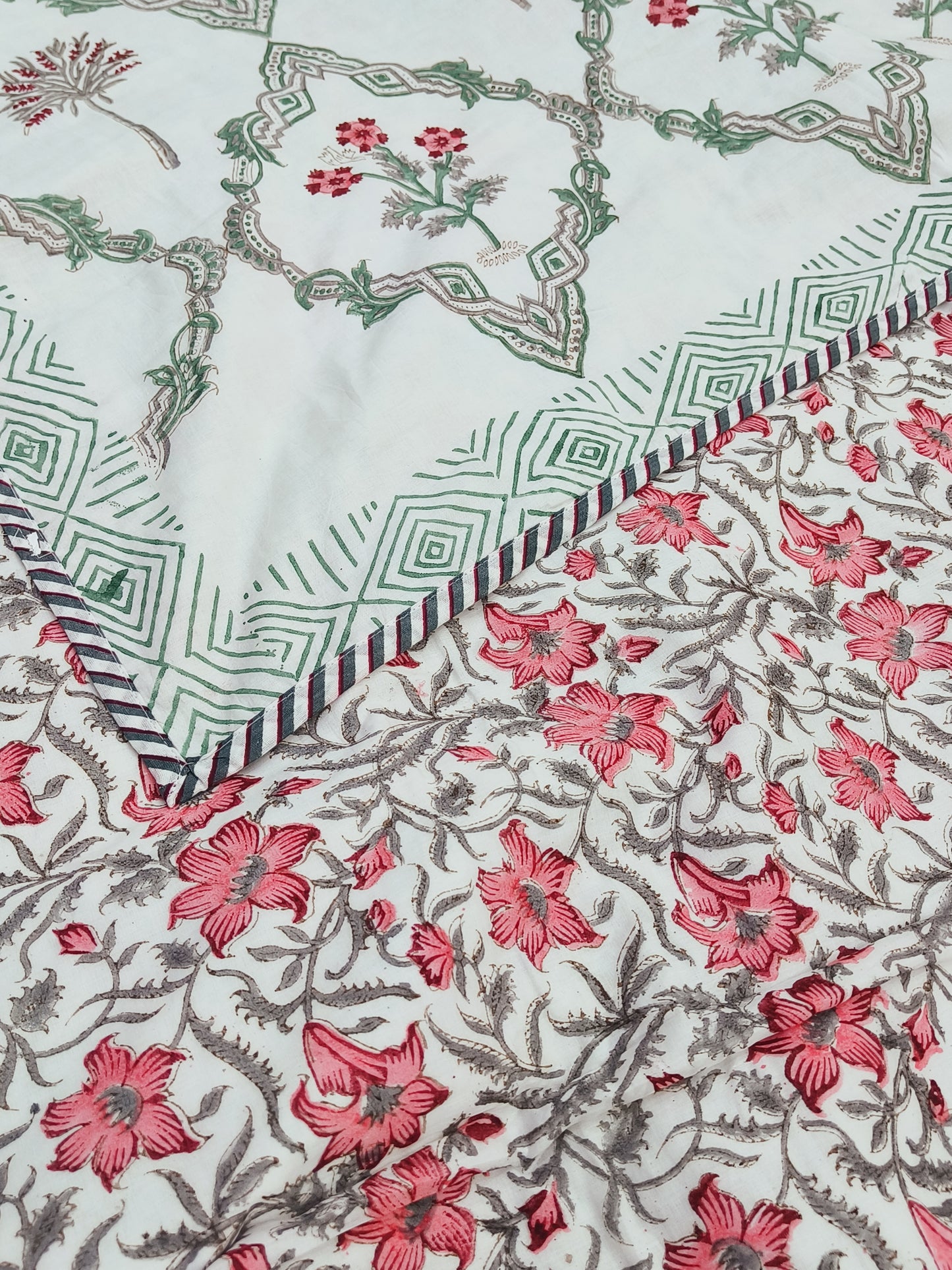 FRESH ARRIVAL Handblock Printed Premium Double Bed Dohars