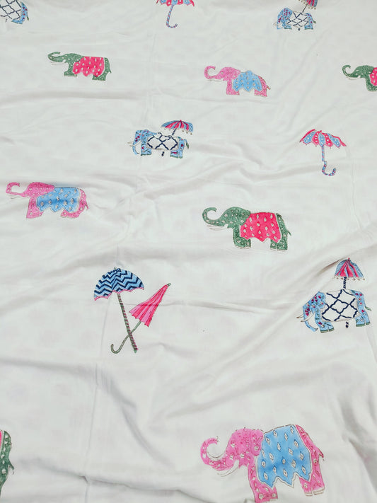 FRESH ARRIVAL Handblock Printed Premium Colorful Single Dohars