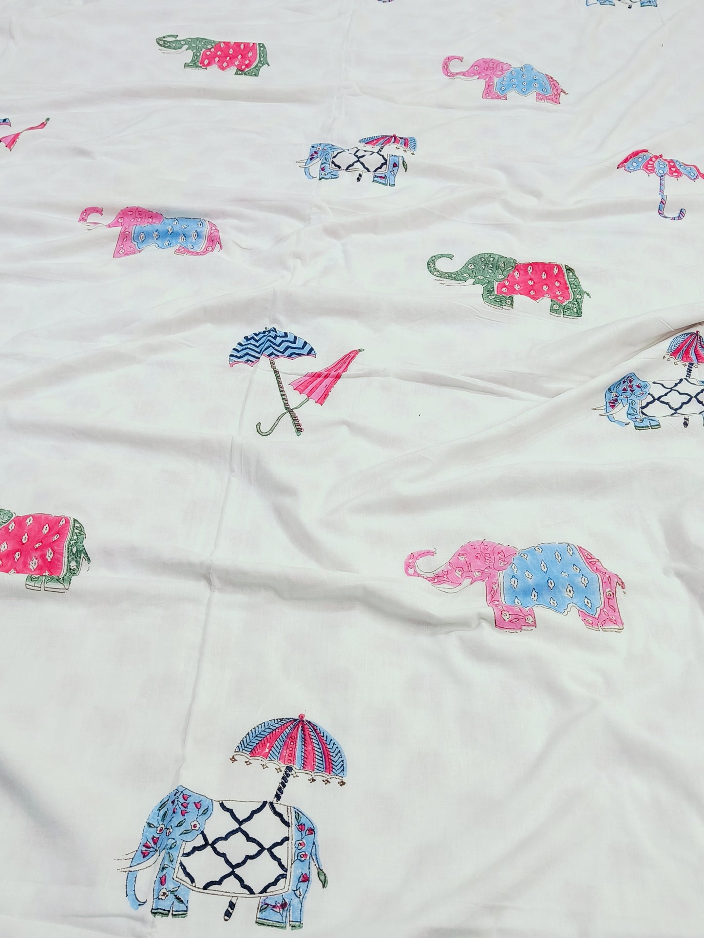FRESH ARRIVAL Handblock Printed Premium Colorful Single Dohars