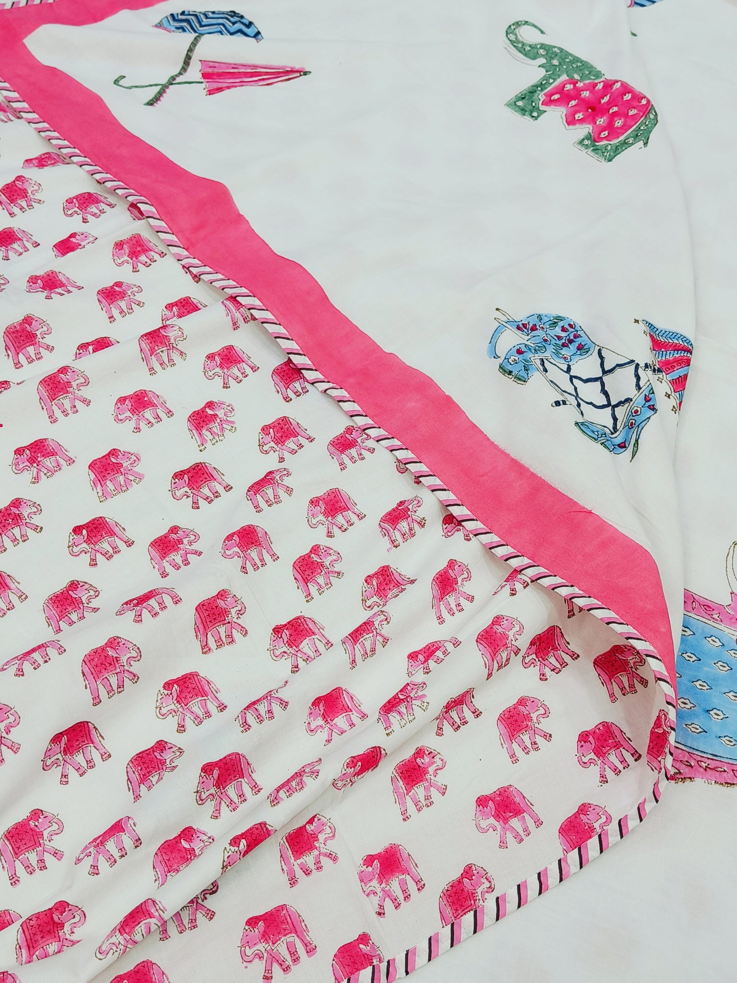 FRESH ARRIVAL Handblock Printed Premium Colorful Single Dohars